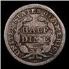 Image 3 : 1849-p Seated Liberty Half Dime 1/2 10c Grades vg details