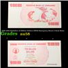 Image 1 : 2006-2008 Zimbabwe 10 Million Dollars (ZWN) Emergency Bearer Check Notes Grades Choice AU/BU Slider