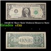 Image 1 : 1963B $1 'Barr Note' Federal Reserve Note Grades vf++