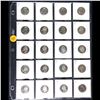 Image 2 : Huge Liifetime Collection - Too Many Coins To Auction Individually - This Lot is For One Page of 20 