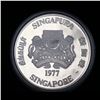 Image 2 : 1977 Singapore $10 Silver Proof Mintage of only 10,000 for this proof! Grades GEM++ Proof Deep Cameo