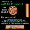Image 1 : Shotgun Lincoln 1c roll, 1968-d 50 pcs Brandt Wrapper.