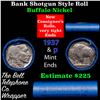Image 1 : Buffalo Nickel Shotgun Roll in Old Bank Style 'Nathan's' Wrapper 1937 & p Mint Ends