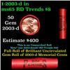 Image 1 : Shotgun Lincoln 1c roll, 2003-d 50 pcs Steel-Strong Wrapper.