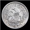 Image 3 : ***Auction Highlight*** 1853 arrow & rays Seated Liberty Quarter 25c Graded ms64 By SEGS (fc)