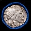 Image 2 : Buffalo Nickel Shotgun Roll in Old Bank Style 'Abbott Coin Counter' Wrapper 1937 & p Mint Ends