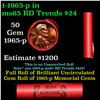 Image 1 : Shotgun Lincoln 1c roll, 1965-p 50 pcs Steel-Strong Wrapper.