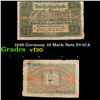 Image 1 : 1920 Germany 10 Mark Note P# 67A Grades vf, very fine