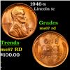 Image 1 : 1946-s Lincoln Cent 1c Grades GEM++ Unc RD