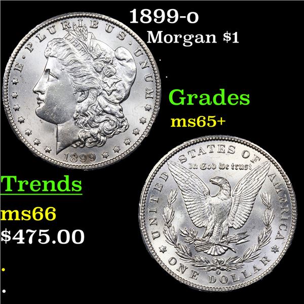 1899-o Morgan Dollar $1 Grades GEM+ Unc