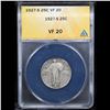 Image 2 : ANACS 1927-s Standing Liberty Quarter 25c Graded vf20 By ANACS