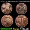 Image 1 : Lot of 4 1oz .999 Commerative Copper Medalions