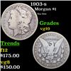 Image 1 : 1903-s Morgan Dollar $1 Grades vg+