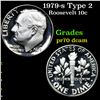 Image 1 : Proof 1979-s Roosevelt Dime 10c Grades GEM++ Proof Deep Cameo