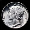 Image 2 : 1945-p Mercury Dime 10c Grades GEM+ Unc