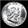 Image 2 : 1955-p Franklin Half Dollar 50c Grades GEM+ Unc