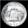 Image 3 : 1955-p Franklin Half Dollar 50c Grades GEM+ Unc