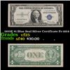 Image 1 : 1935E $1 Blue Seal Silver Certificate Fr-1614 Grades vf+