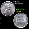 Image 1 : 1943-s Lincoln Cent 1c Grades Choice Unc