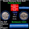 Image 1 : Buffalo Nickel Shotgun Roll in Old Bank Style 'Nathan's' Wrapper 1936 & p Mint Ends
