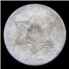 Image 2 : 1856 Three Cent Silver 3cs Grades f+