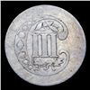 Image 3 : 1856 Three Cent Silver 3cs Grades f+