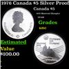 Image 1 : 1976 Canada $5 Silver Proof Grades Brilliant Uncirculated