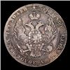 Image 3 : 1837 Poland (Russian Protectorate) 5 Zlotych / 3/4 Rubles Silver C# 133 Grades vf++