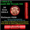Image 1 : Shotgun Lincoln 1c roll, 1994-d 50 pcs Steel-Strong Wrapper.