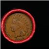 Image 2 : Mixed small cents 1c orig shotgun roll, Wheat Cent, 1903 Indian Cent other end, Nathan's Brandt Wrap