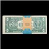 Image 3 : Consecutive Serial Number Pack of 100 1969 $1 Green Seal Federal Reserve Notes Grades ng