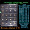 Image 1 : Huge Liifetime Collection - Too Many Coins To Auction Individually - This Lot is For One Page of 20 