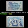 Image 1 : 1908 Imperial Germany 100 Mark Note P# 34 Grades vf++