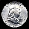Image 2 : 1948-d Franklin Half Dollar 50c Grades Choice Unc FBL