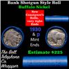 Image 1 : Buffalo Nickel Shotgun Roll in Old Bank Style 'Nathan's' Wrapper 1930 & p Mint Ends