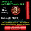 Image 1 : Shotgun Lincoln 1c roll, 1965-p 50 pcs Steel-Strong Wrapper.