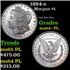 Image 1 : 1884-o Morgan Dollar $1 Grades Choice Unc+ PL