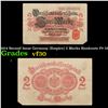 Image 1 : 1914 Second Issue Germany (Empire) 2 Marks Banknote P# 53 Grades vf++