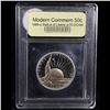 Image 2 : Proof 1986-S Liberty Modern Commem Half Dollar 50c Graded GEM++ Proof Deep Cameo By USCG