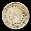 Image 2 : 1863 Indian Cent 1c Grades f, fine