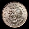 Image 3 : 1953 Silver Mexico ESTADOS UNIDOS MEXICANOS 25 Centavos  Grades GEM+ Unc