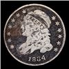 Image 2 : 1834 Lg 4 Capped Bust Dime 10c Grades vg+