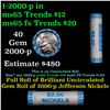 Image 1 : Shotgun Jefferson 5c roll, 2000-p 40 pcs Dunbar Wrapper
