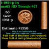 Image 1 : Shotgun Lincoln 1c roll, 1951-p 50 pcs Brandt Wrapper.