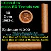 Image 1 : Shotgun Lincoln 1c roll, 1963-d 50 pcs Steel-Strong Wrapper.
