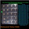 Image 1 : Huge Liifetime Collection - Too Many Coins To Auction Individually - This Lot is For One Page of 20 