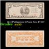 Image 1 : 1942 Philippines 5 Pesos Note P# 107 Grades Select AU
