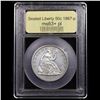Image 4 : ***Auction Highlight*** 1867-p Seated Half Dollar 50c Graded Select Unc+ PL BY USCG (fc)