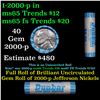 Image 1 : Shotgun Jefferson 5c roll, 2002-p 40 pcs Dunbar Wrapper