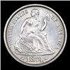 Image 2 : ***Auction Highlight*** 1874-p Seated Liberty Dime 10c Graded ms65+ By SEGS (fc)